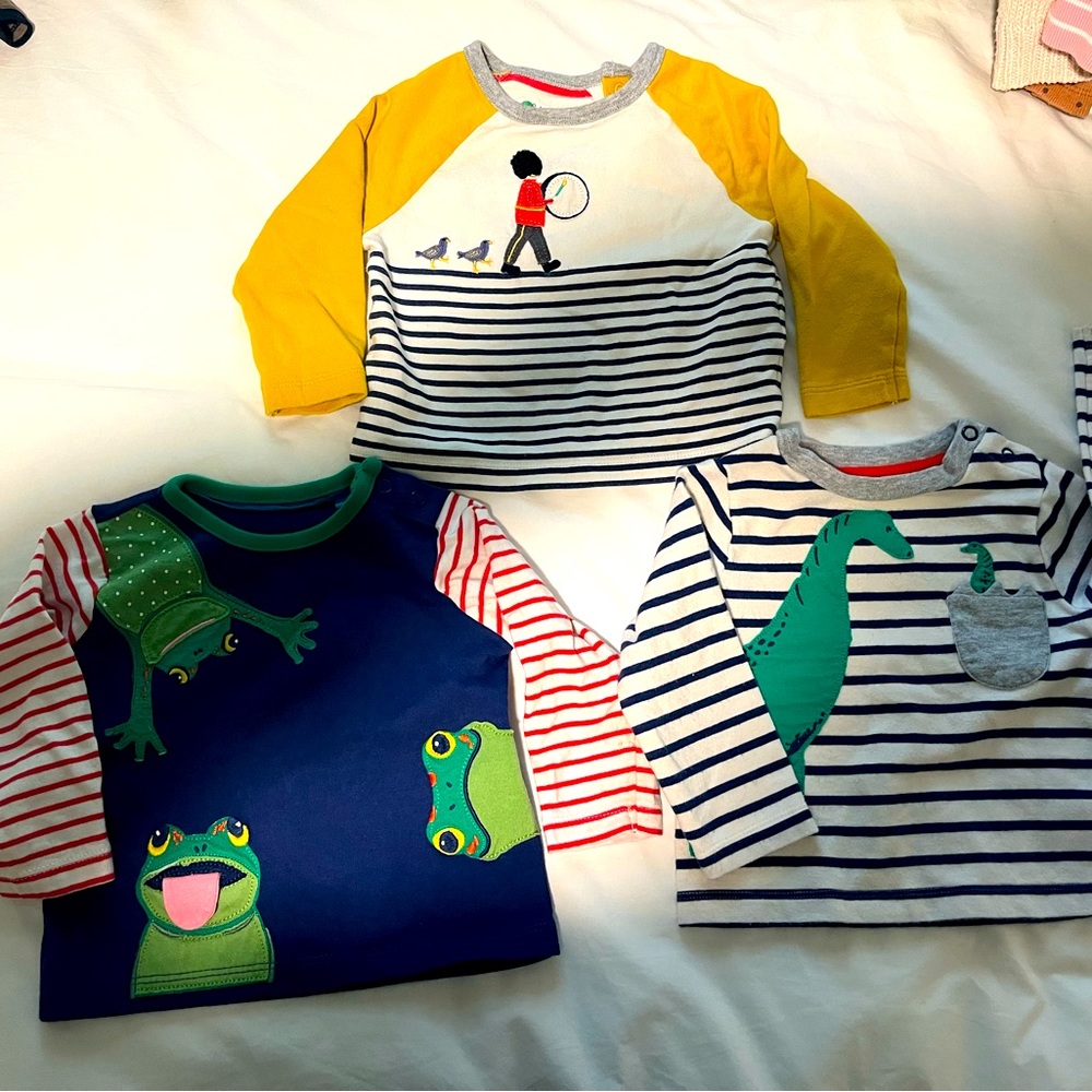 3-6mo Mini Boden Shirt Bundle